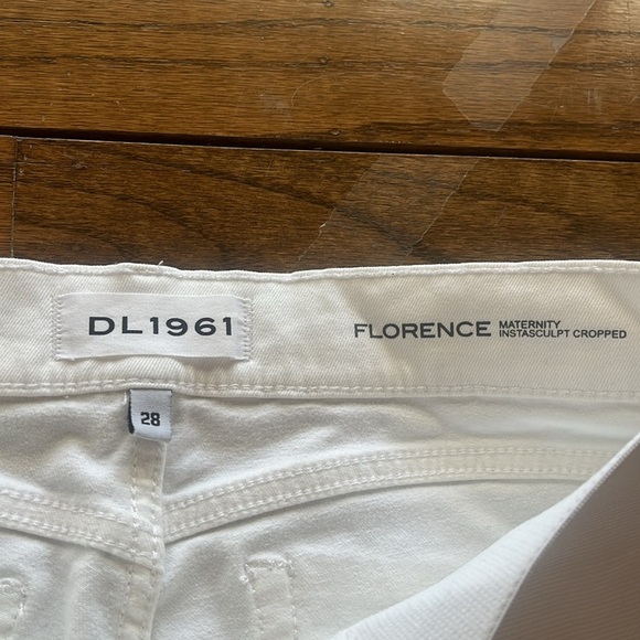 DL 1961 Florence Skinny Maternity Instasculpt Crop Jeans Size 28 - Picture 9 of 14